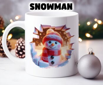 Personalised Christmas Animal Breakout Gift Mug, 7 of 7