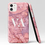 Personalised Pink Marble Phone Case, thumbnail 6 of 6