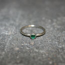 Silver Emerald Ring Size L Other Sizes Available By Lily Mc Callin ...