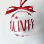 A Personalised Christmas Tree Bauble, thumbnail 7 of 12