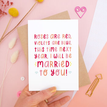 This Time Next Year I'll Be Married To You Card, 2 of 7
