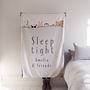 'Sleep Tight' Personalised Blanket For Child Or Baby, thumbnail 4 of 7