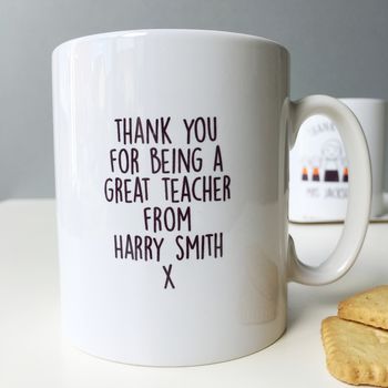 Personalised Man Teacher Mug, 2 of 3