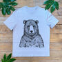 Grizzly Bear Men's Organic T Shirt, thumbnail 3 of 6