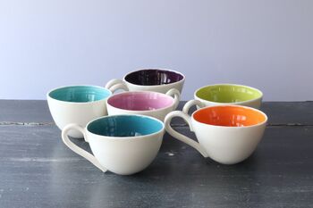 Handmade Porcelain Tea Or Coffee Cup, 9 of 11