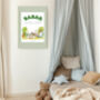 Babar Picnic Nursery Art Print, thumbnail 2 of 4
