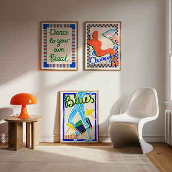 Dance To Your Own Beat Music Art Print, 9 of 12