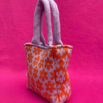 Blossom Knitted Mini Box Bag, 4 of 12