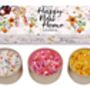 Happy New Home Candles Trio Set – 3 Fragrances – Free Standard Gift Wrap, thumbnail 2 of 2