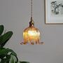Vintage Square Glass Chandelier, thumbnail 8 of 10