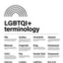 Lgbtq+ Terminology Screen Print, thumbnail 3 of 4