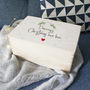 Personalised Christmas Eve Wooden Keepsake Box, thumbnail 6 of 10