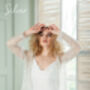 Gold Sequin Kimono | Wedding Cape | Long Sleeved Bridal Cover Up, thumbnail 4 of 11