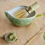 Handmade Green Ceramic Matcha Jug / Serving Bowl, thumbnail 1 of 8