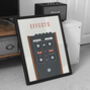 Moogerfooger Effects Print | Guitar Music Poster, thumbnail 4 of 8
