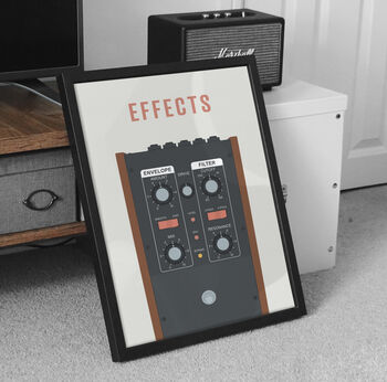 Moogerfooger Effects Print | Guitar Music Poster, 4 of 8