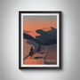 Go Cycle Touring Travel Poster Art Print, thumbnail 1 of 8