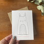 Easter Bunny Greeting Card, thumbnail 4 of 8