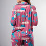 Miami Vice Alpacas Classic Bamboo Pyjama Set, thumbnail 7 of 9