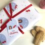 Baby Hedgehog Christmas Wrapping Paper, thumbnail 1 of 1