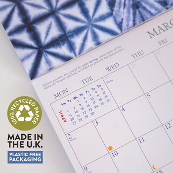 2026 Wall Calendar | Ancient Japanese Shibori Art, 6 of 7