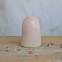 Handmade Stone Medium Ceramic Vase, thumbnail 7 of 9