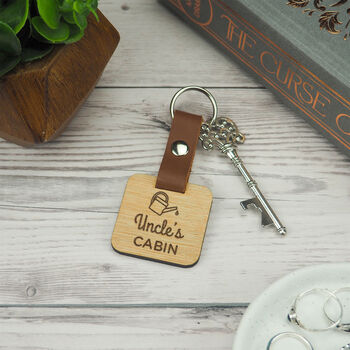 Personalised Garden Shed Keyring For Him, 2 of 6