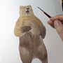 Wildlife Conservation Bear Thank You Card, thumbnail 3 of 4