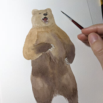 Wildlife Conservation Bear Thank You Card, 3 of 4