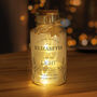 Personalised In Loving Memory LED Glass Jar – Christmas Light Decoration, thumbnail 2 of 4