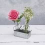 Rose Bouquet In Metal Container, thumbnail 2 of 3