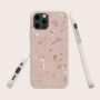Pink Terrazzo Biodegradable Phone Case, thumbnail 1 of 8