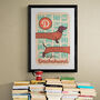 D Is For Dachshund Poster Print, thumbnail 4 of 4