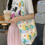 Summer Floral Thin Cotton Shoulder Bag For School, thumbnail 2 of 6