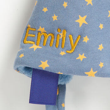 Personalised Stars Comforter With Teether, 2 of 5