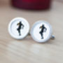 Rugby Player On Cufflinks, thumbnail 2 of 3