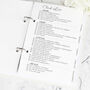 Personalised Wedding Planner Binder, thumbnail 9 of 12