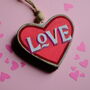 Pink And Red Heart Valentines Love Decoration, thumbnail 1 of 3
