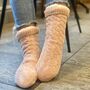 Personalised Cable Knit Slipper Socks, thumbnail 3 of 6