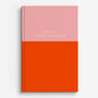 Hardback Notebook Personalised Name Colour Block Design, thumbnail 1 of 7