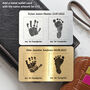 Personalised Baby Handprint And Footprint Artwork, thumbnail 7 of 7