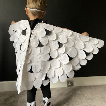 White Snowy Owl Costume For Children And Adults, 7 of 7