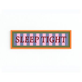 Sleep Tight Panoramic Framed Print, 3 of 12