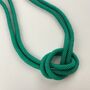 Fair Trade Handmade Glass Bead Knot Tube Necklace 55cm, thumbnail 5 of 12