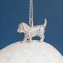 Cockapoo Necklace In Sterling Silver, thumbnail 1 of 10
