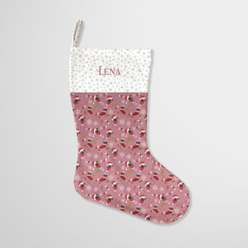 Personalised Dog Pug Christmas Stocking, 3 of 4