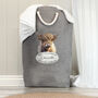 Personalised Highland Cow Laundry Bag, thumbnail 3 of 3