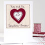 Personalised Heart Anniversary Or Valentines Day Card, thumbnail 1 of 12