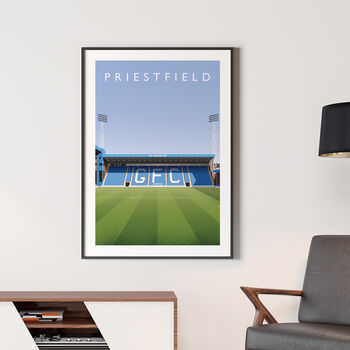Gillingham Priestfield From The Centre Circle Poster, 2 of 6