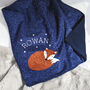 Liberty Fox Blanket And Cushion New Baby Gift Set, thumbnail 3 of 4